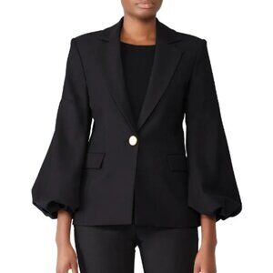 Osman London Eugenie Tuxedo Jacket in black size 6